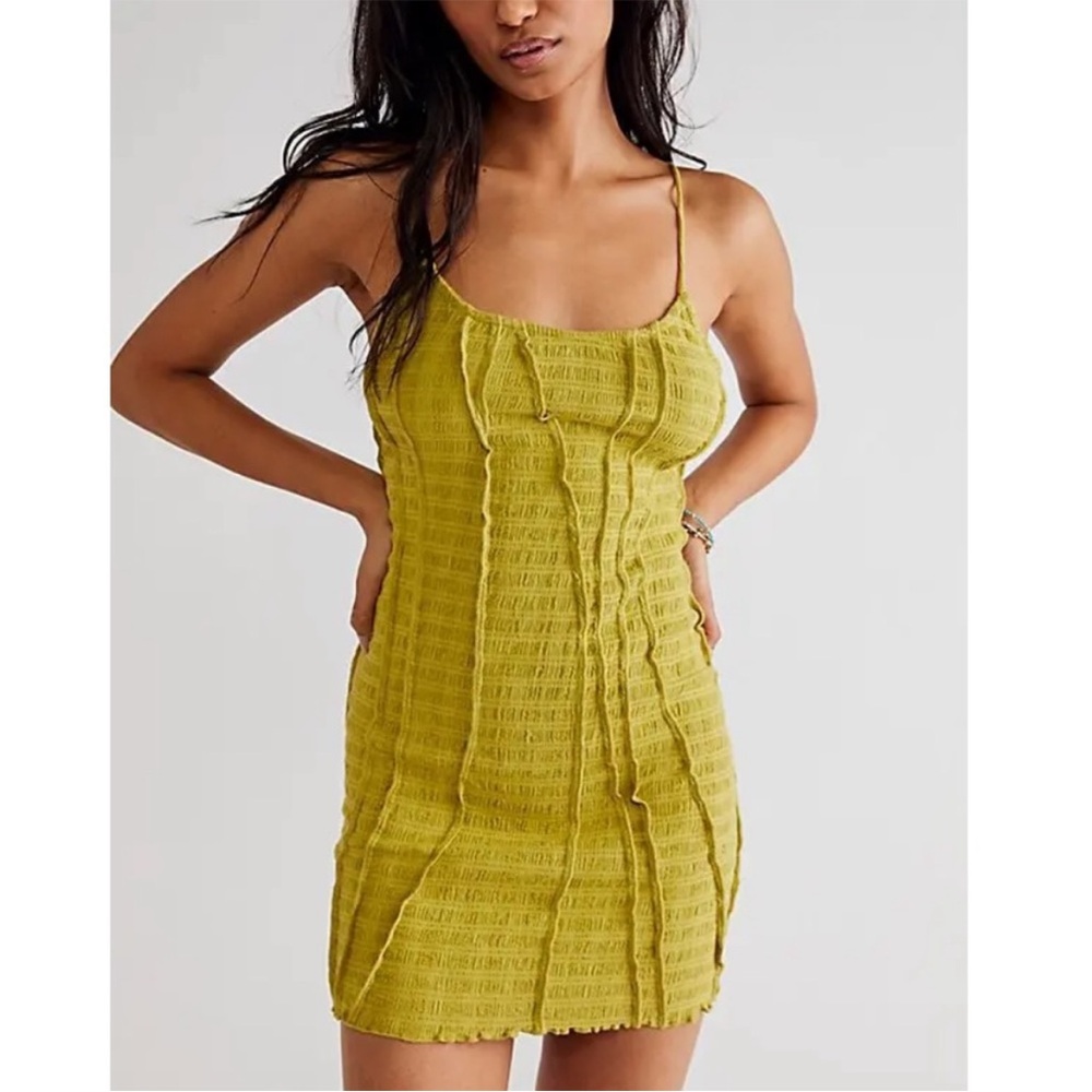Free People Throwing Shade Mini Dress Size Large
